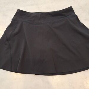 Athleta Girl Ace Skort Kids XL 14= Wom Sz 2-4 Black Athletic Tennis Golf Skirt